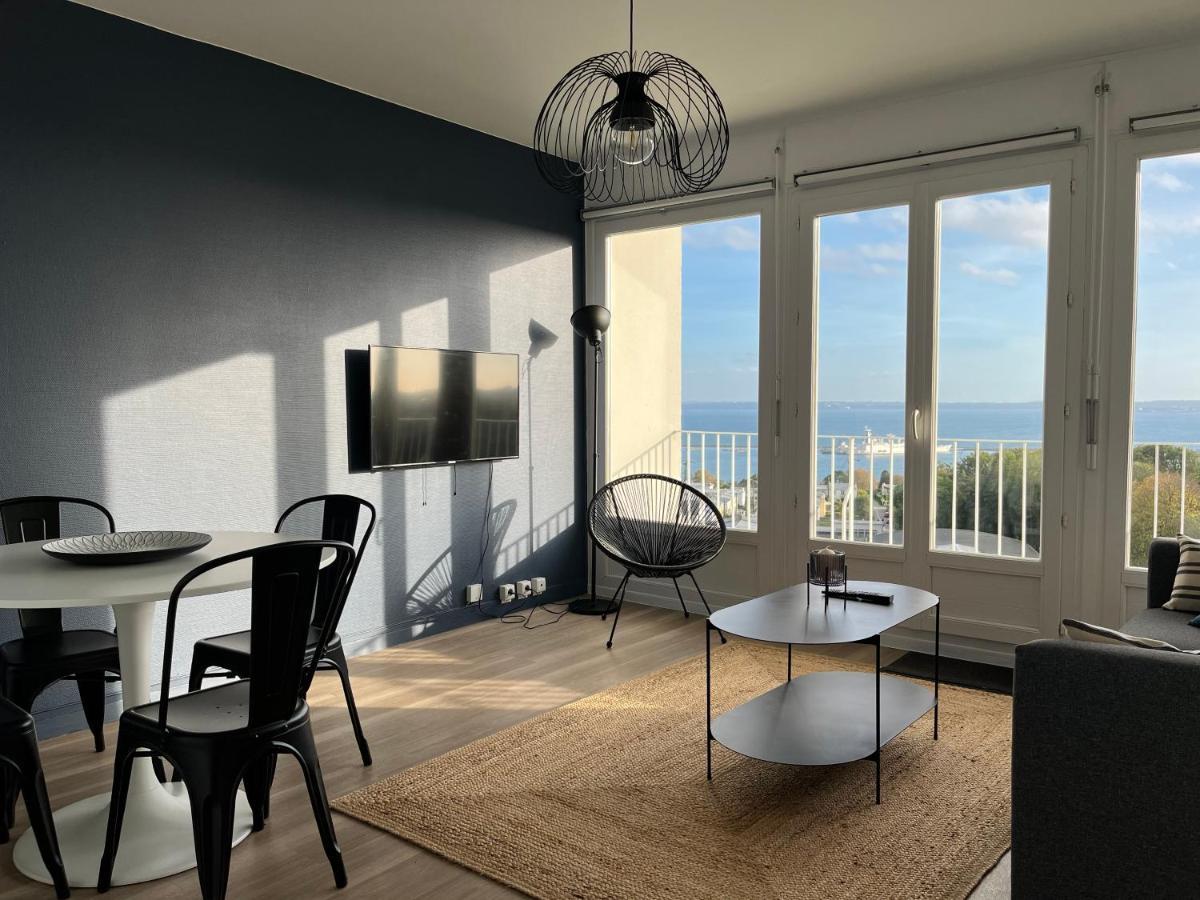 ברסט Nouveau! Appartement Vue Mer 180° Et Place Parking מראה חיצוני תמונה