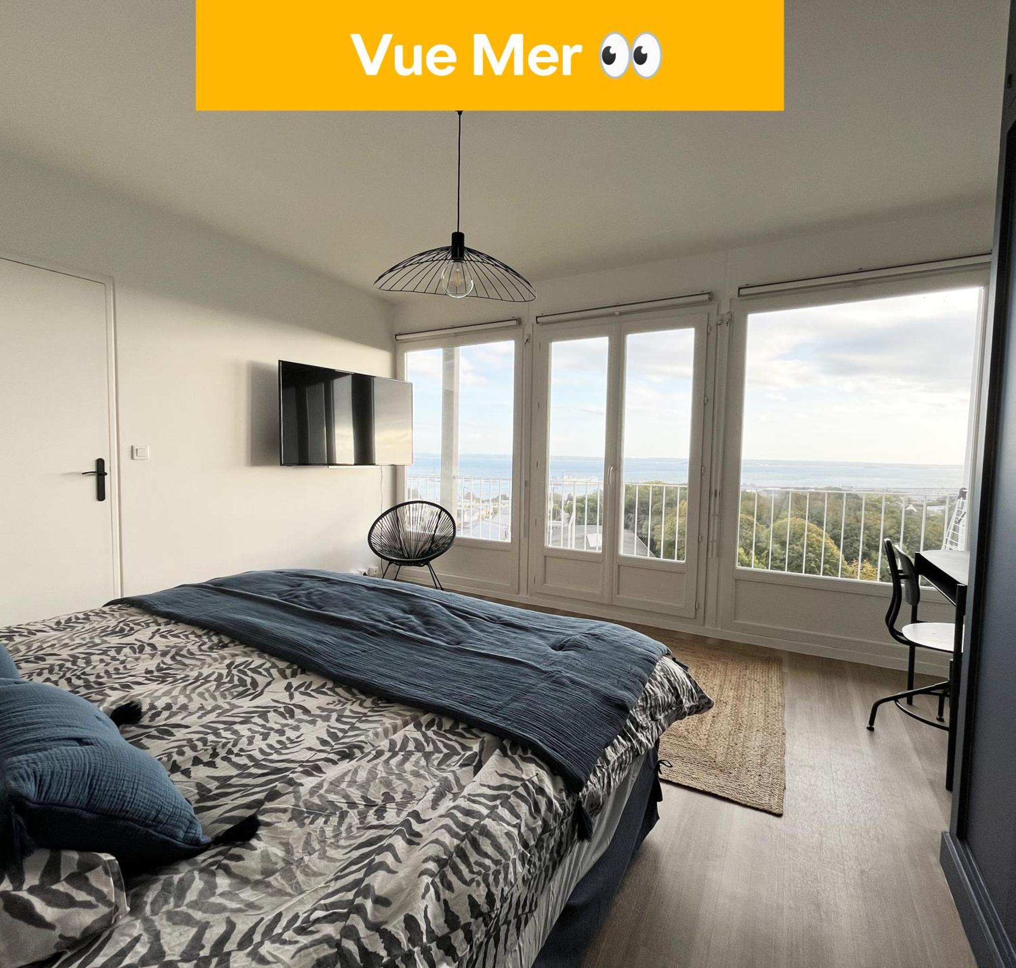 ברסט Nouveau! Appartement Vue Mer 180° Et Place Parking מראה חיצוני תמונה